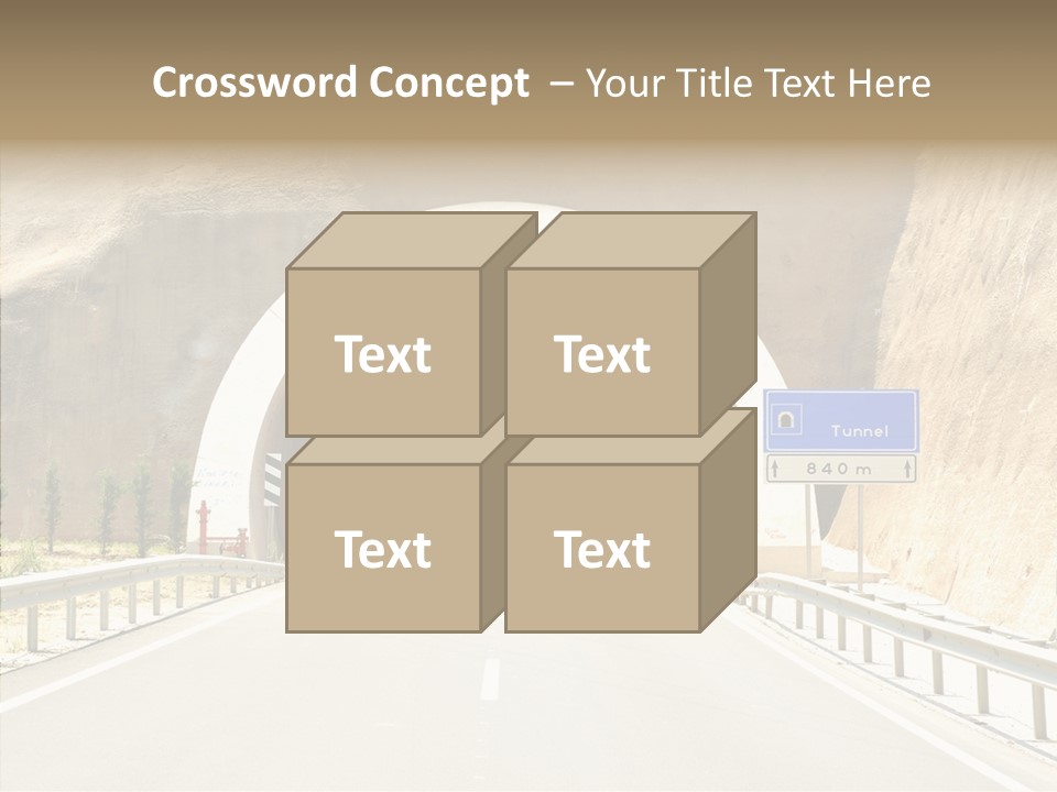 Inside Oval Traffic PowerPoint Template