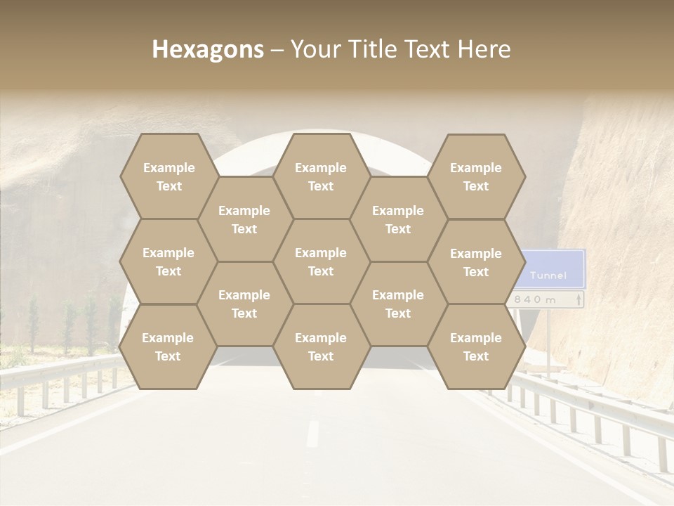 Inside Oval Traffic PowerPoint Template