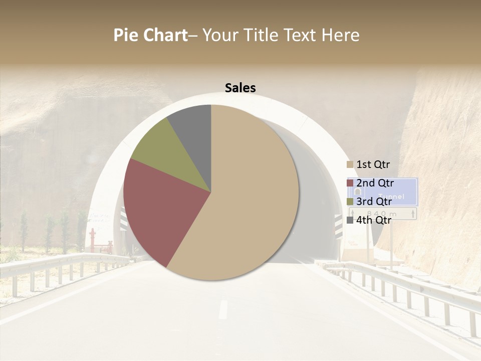 Inside Oval Traffic PowerPoint Template