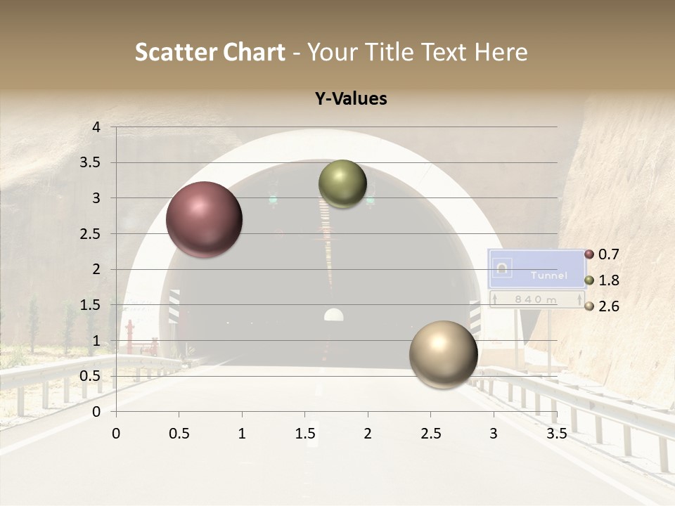 Inside Oval Traffic PowerPoint Template