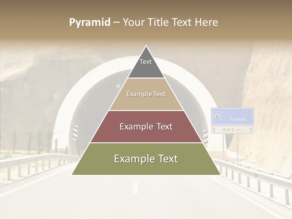 Inside Oval Traffic PowerPoint Template