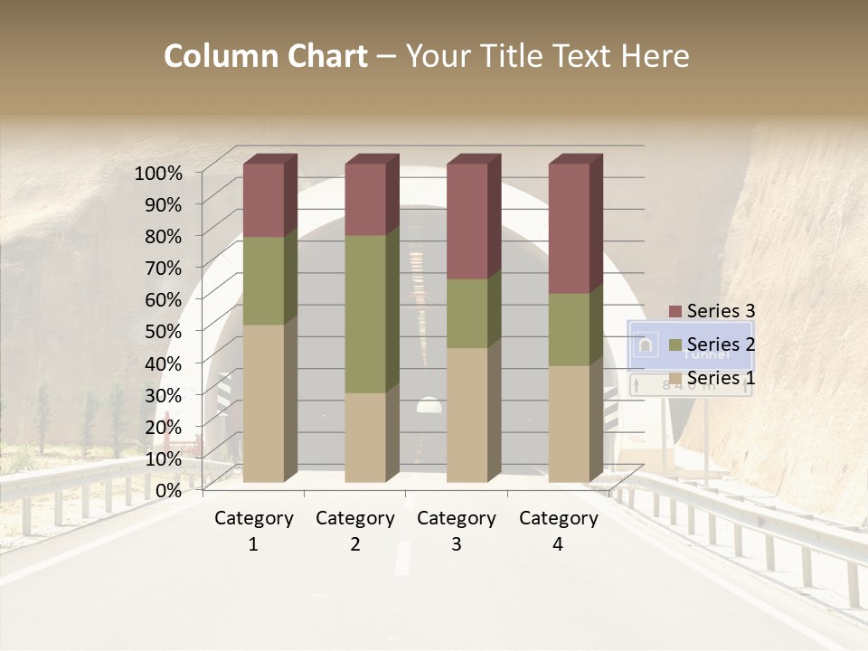 Inside Oval Traffic PowerPoint Template