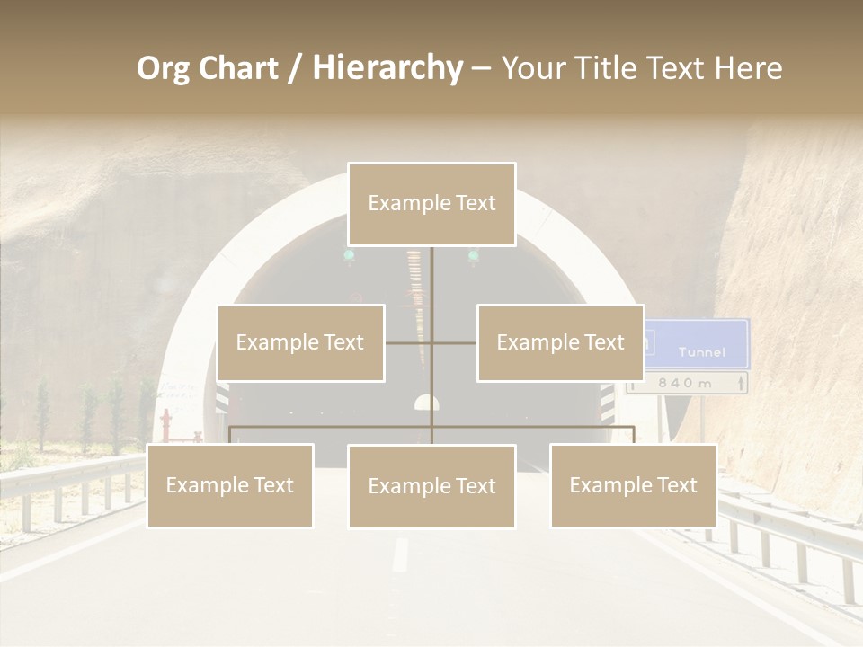 Inside Oval Traffic PowerPoint Template