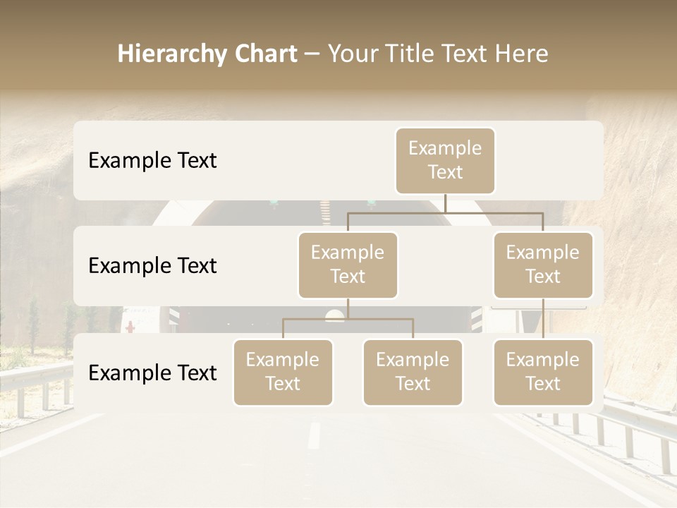 Inside Oval Traffic PowerPoint Template