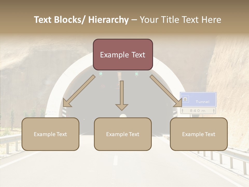 Inside Oval Traffic PowerPoint Template