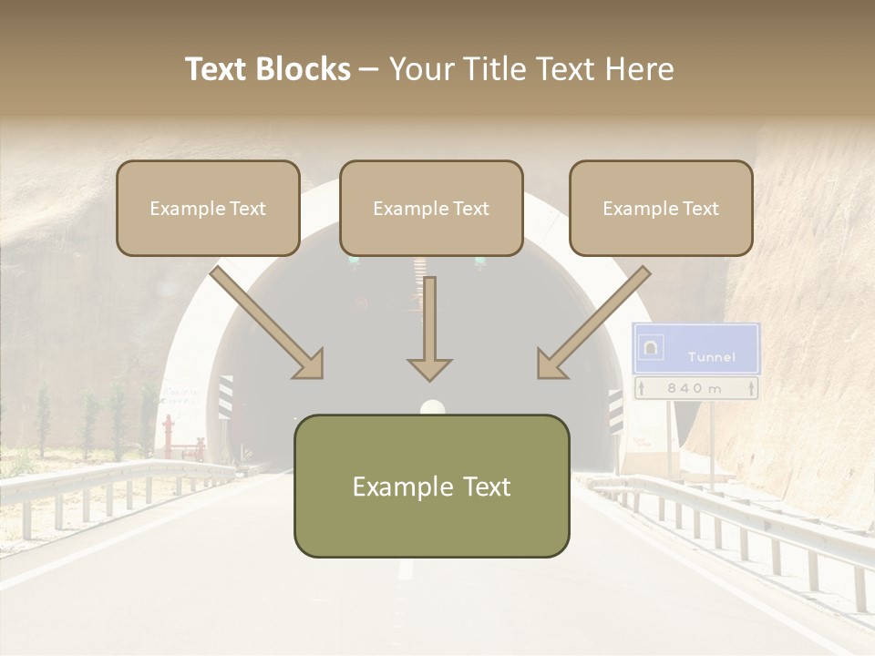 Inside Oval Traffic PowerPoint Template