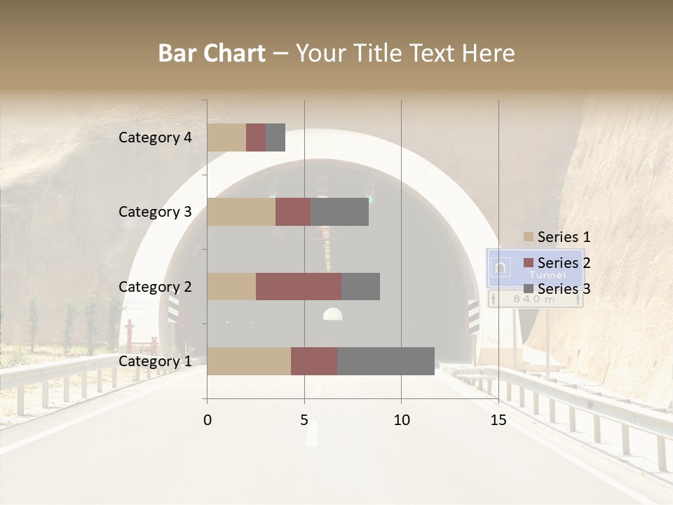 Inside Oval Traffic PowerPoint Template