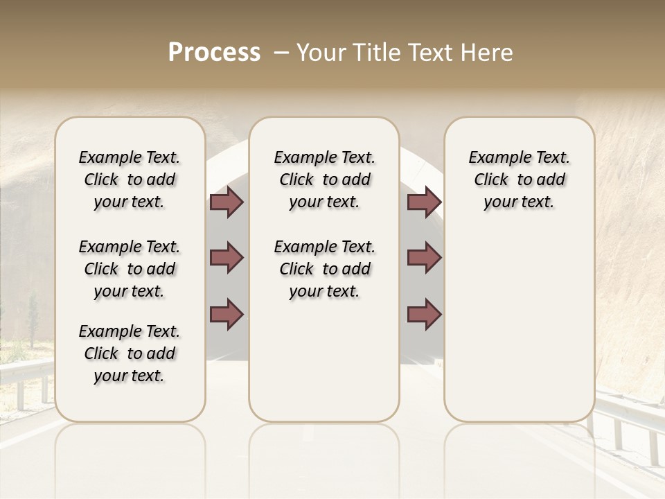 Inside Oval Traffic PowerPoint Template