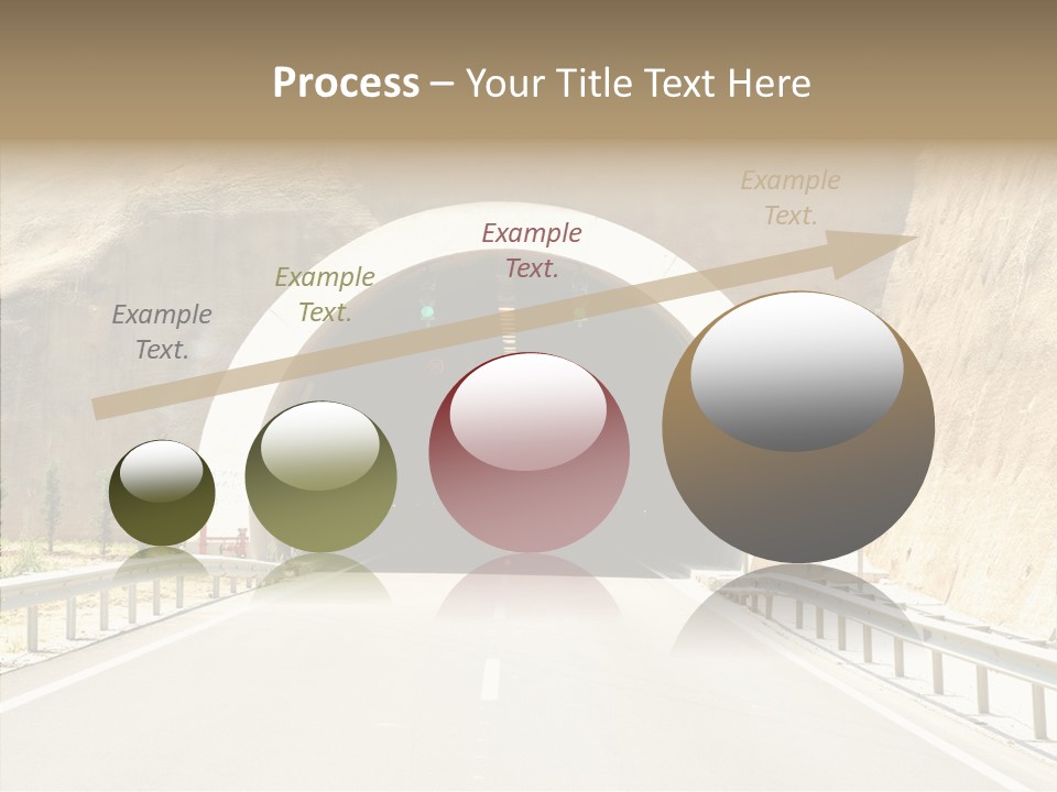 Inside Oval Traffic PowerPoint Template