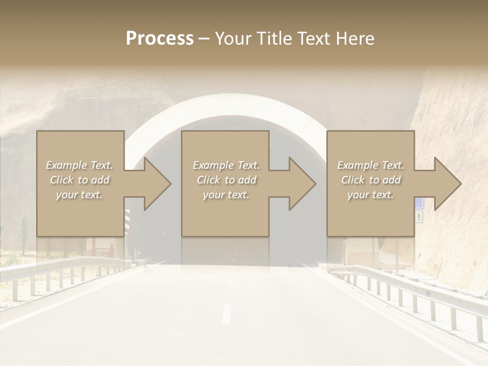 Inside Oval Traffic PowerPoint Template