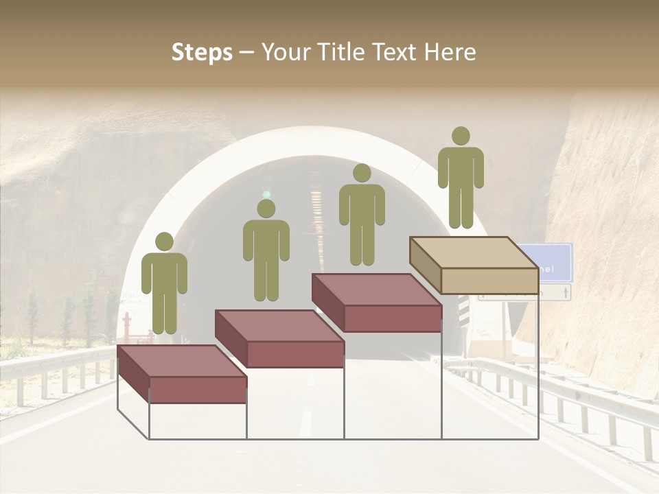 Inside Oval Traffic PowerPoint Template