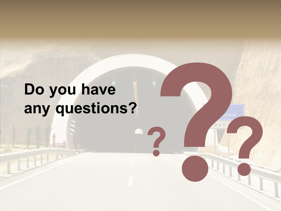 Inside Oval Traffic PowerPoint Template