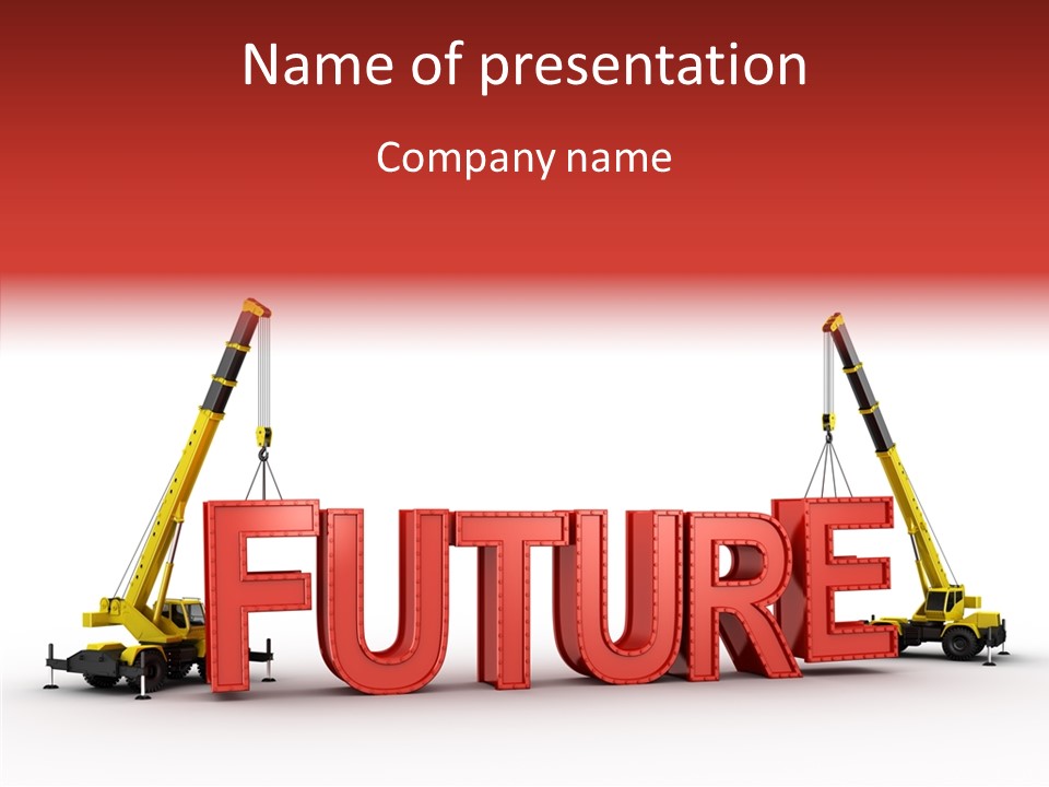 Black Bolts Industry PowerPoint Template