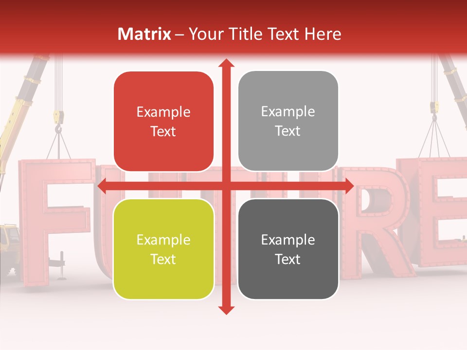 Black Bolts Industry PowerPoint Template
