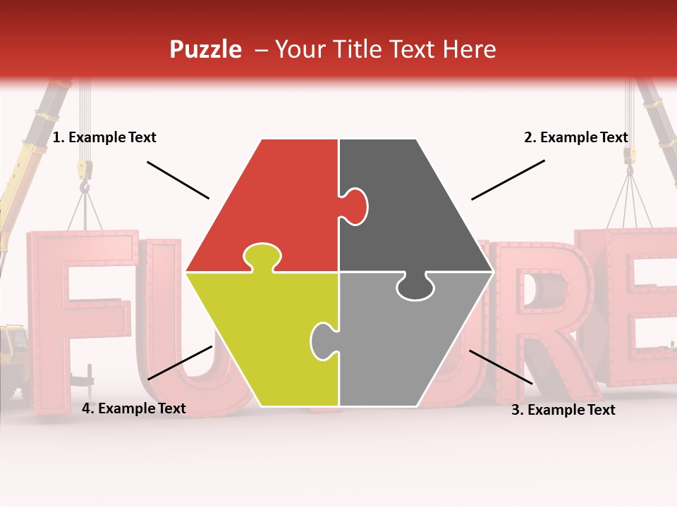 Black Bolts Industry PowerPoint Template