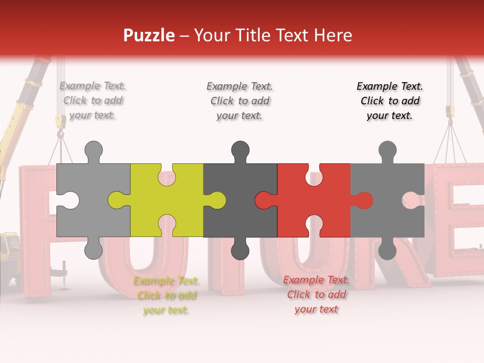 Black Bolts Industry PowerPoint Template