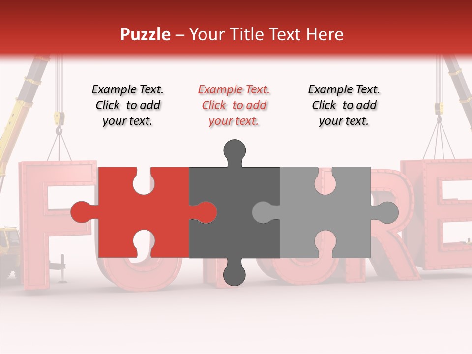 Black Bolts Industry PowerPoint Template