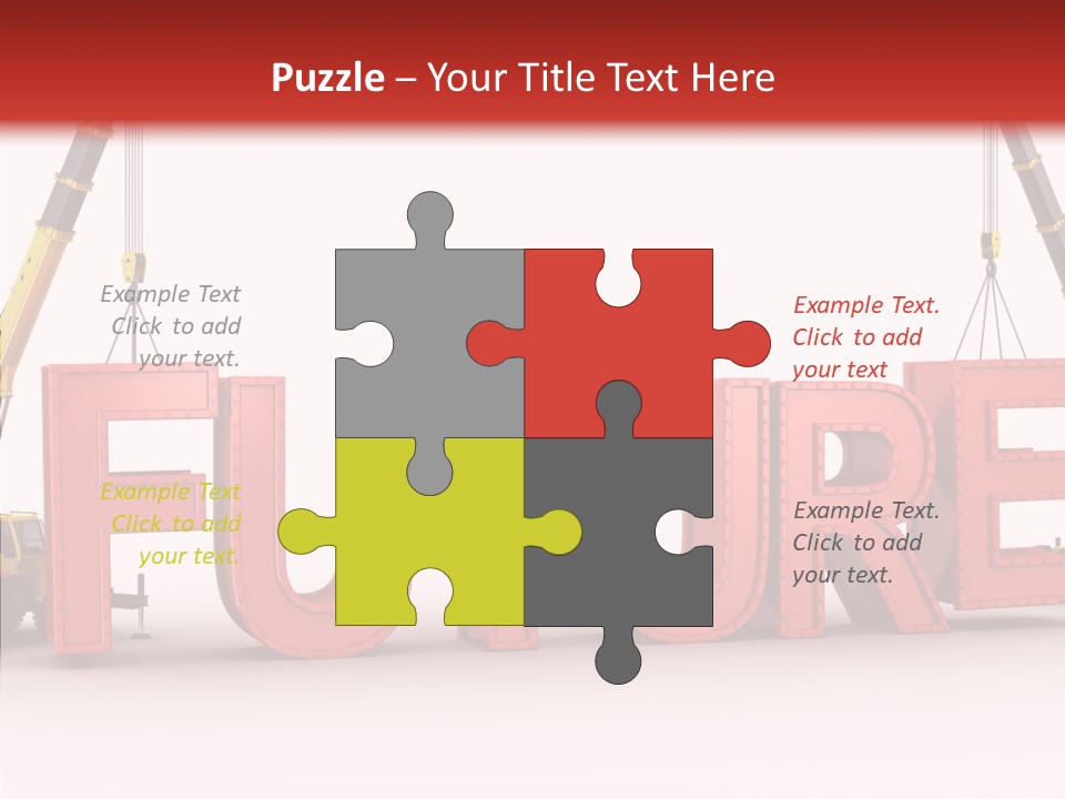 Black Bolts Industry PowerPoint Template