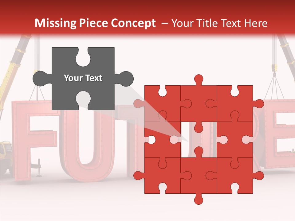 Black Bolts Industry PowerPoint Template