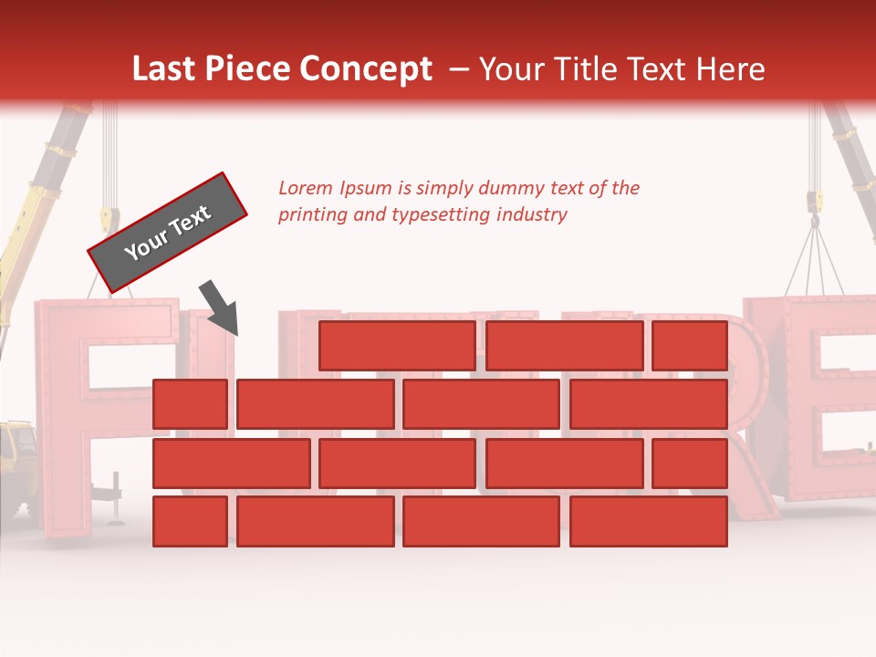 Black Bolts Industry PowerPoint Template