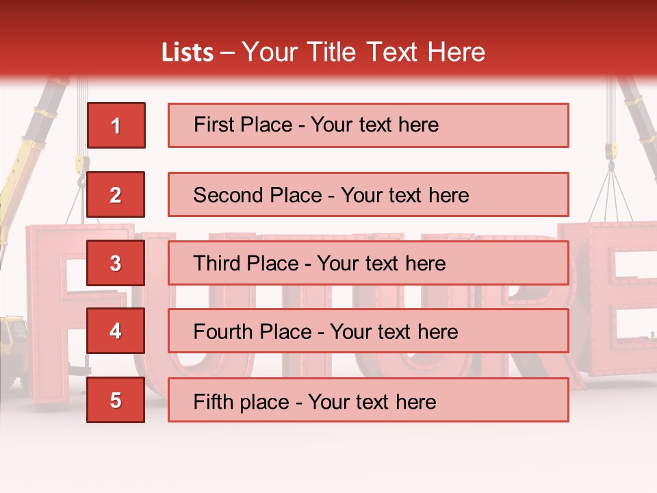 Black Bolts Industry PowerPoint Template