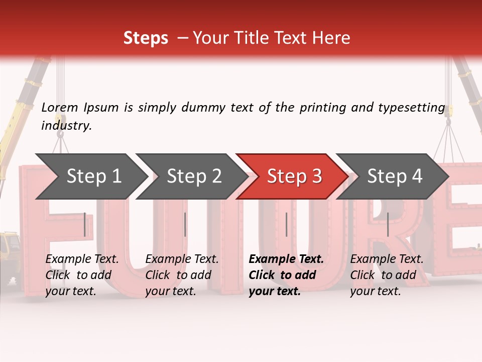 Black Bolts Industry PowerPoint Template