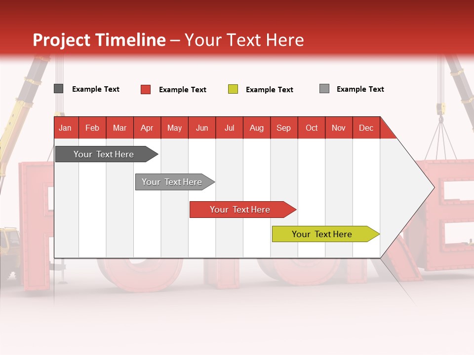 Black Bolts Industry PowerPoint Template