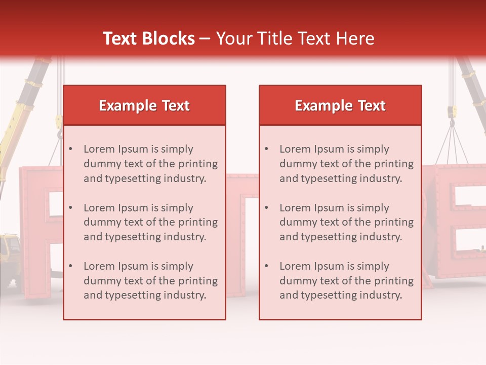 Black Bolts Industry PowerPoint Template