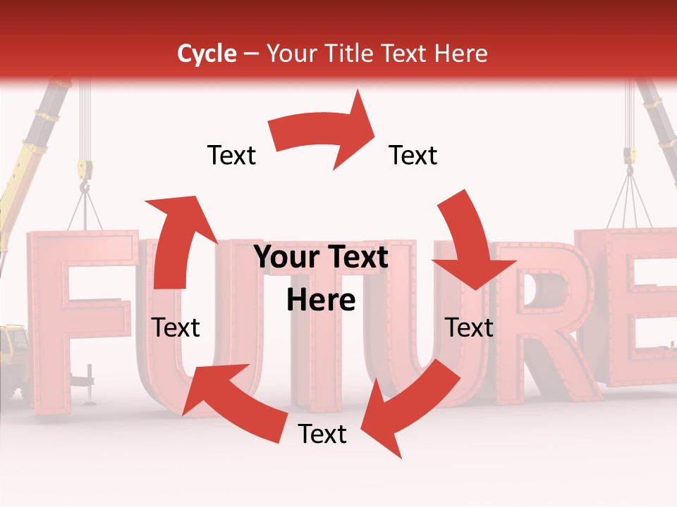 Black Bolts Industry PowerPoint Template