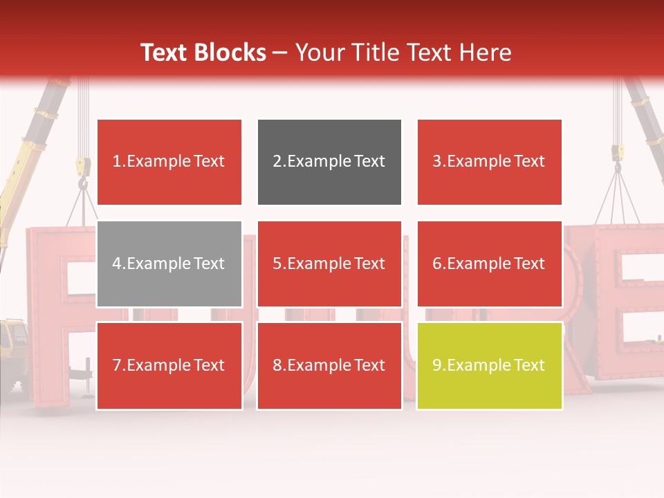 Black Bolts Industry PowerPoint Template