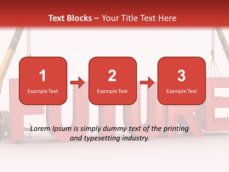 Black Bolts Industry PowerPoint Template