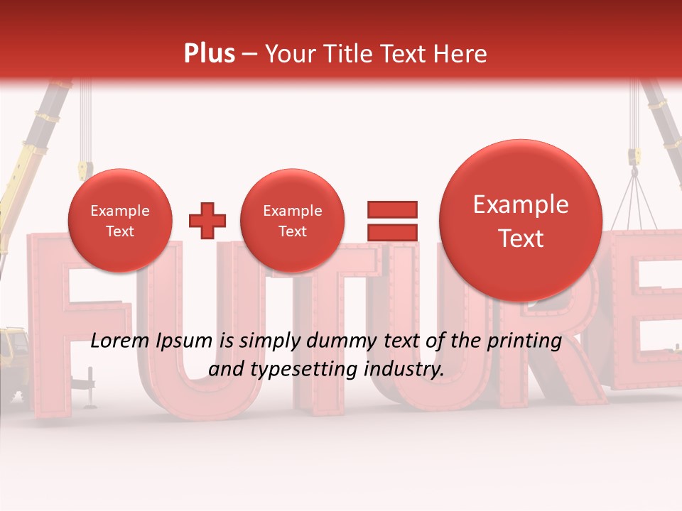 Black Bolts Industry PowerPoint Template