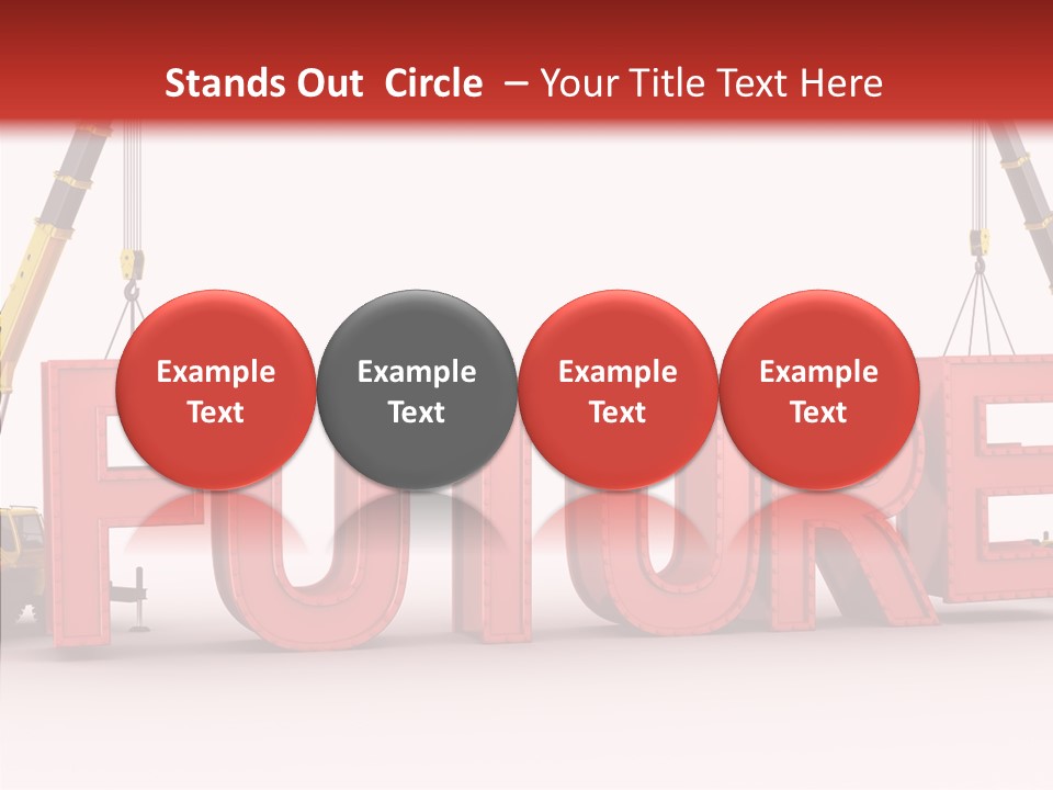 Black Bolts Industry PowerPoint Template