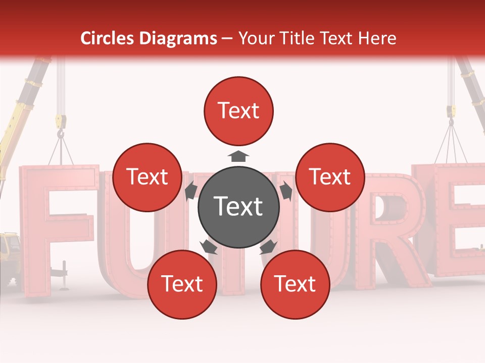 Black Bolts Industry PowerPoint Template