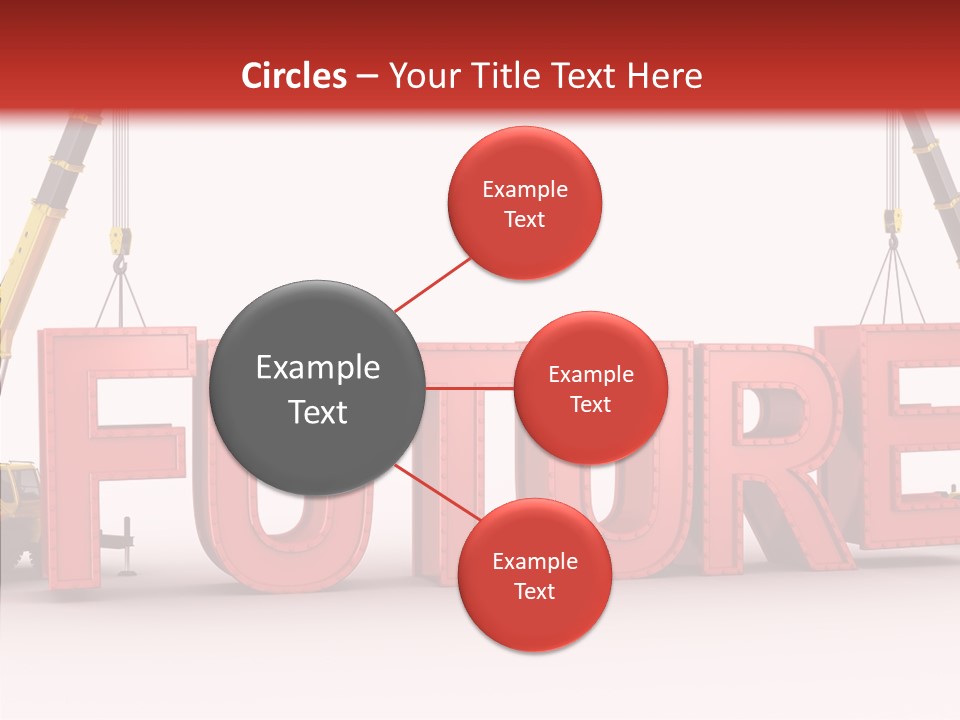 Black Bolts Industry PowerPoint Template