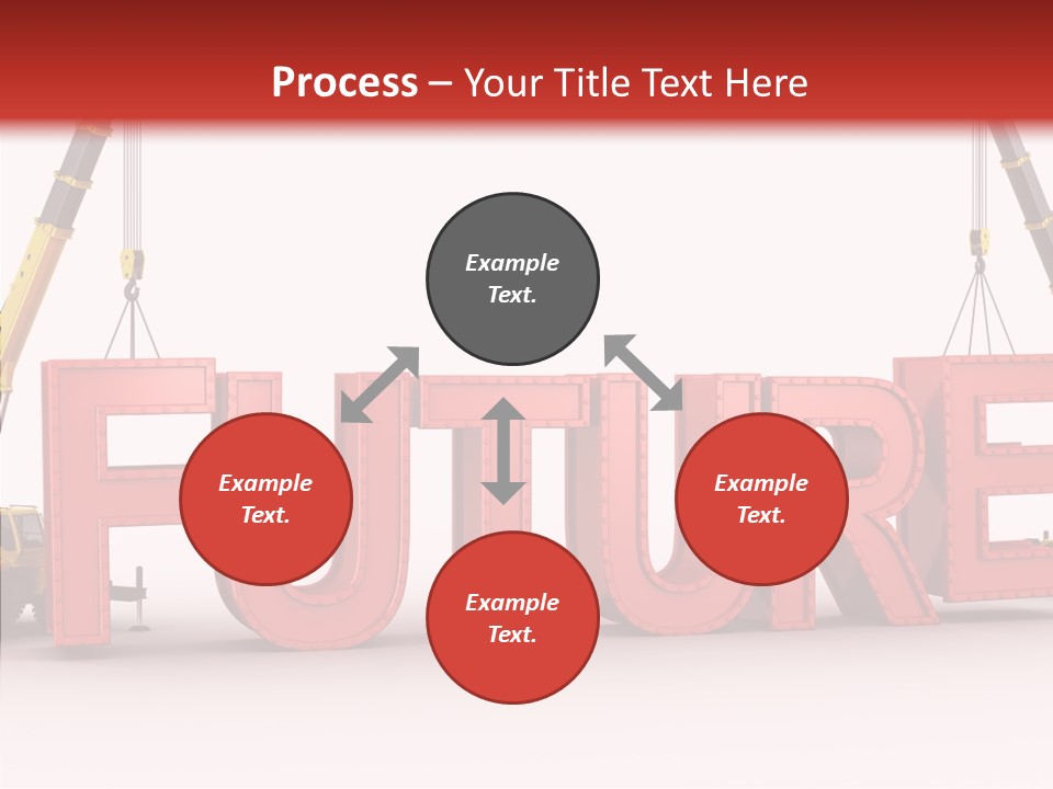 Black Bolts Industry PowerPoint Template