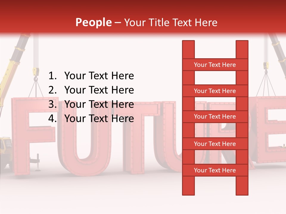 Black Bolts Industry PowerPoint Template