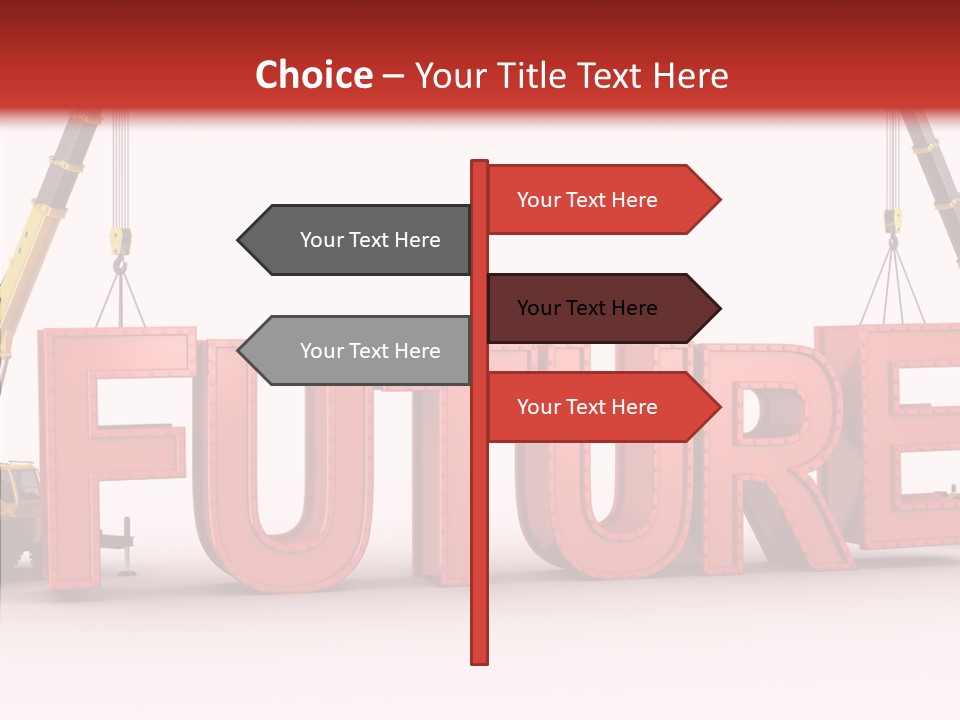 Black Bolts Industry PowerPoint Template