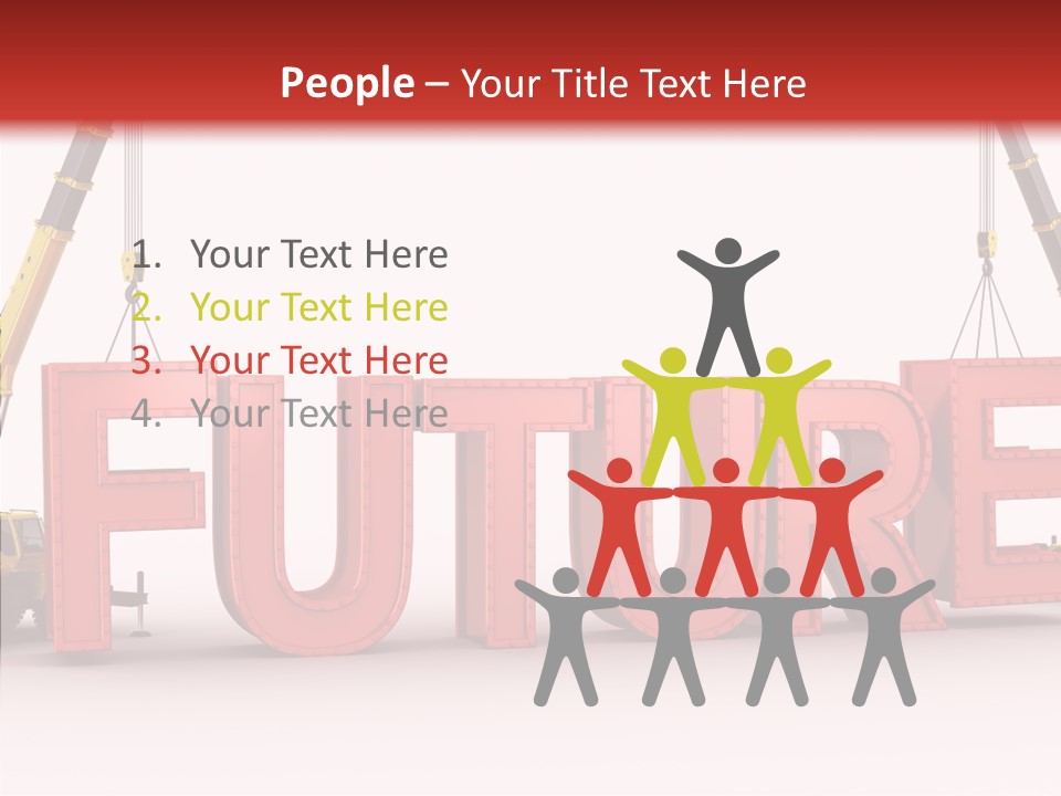 Black Bolts Industry PowerPoint Template