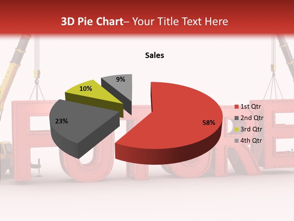 Black Bolts Industry PowerPoint Template