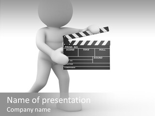 Career Profession Time Slate PowerPoint Template