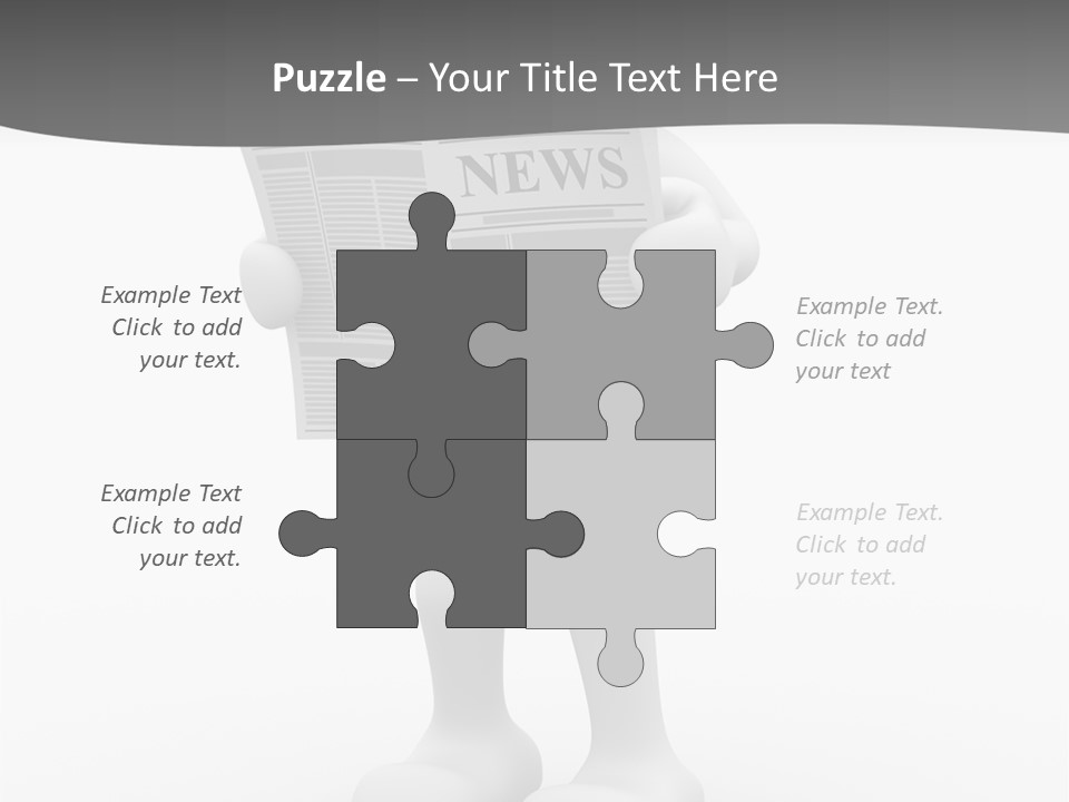 Abstract Human Page PowerPoint Template