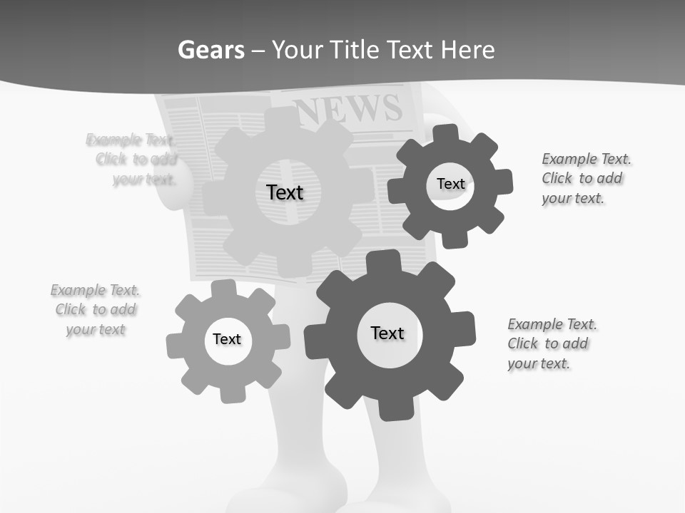 Abstract Human Page PowerPoint Template