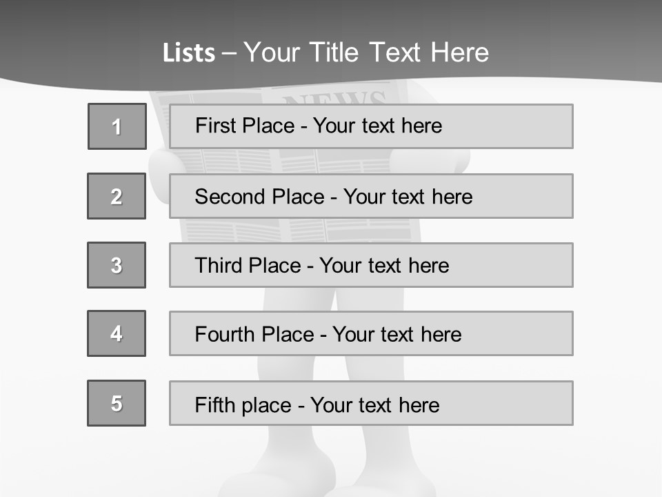 Abstract Human Page PowerPoint Template
