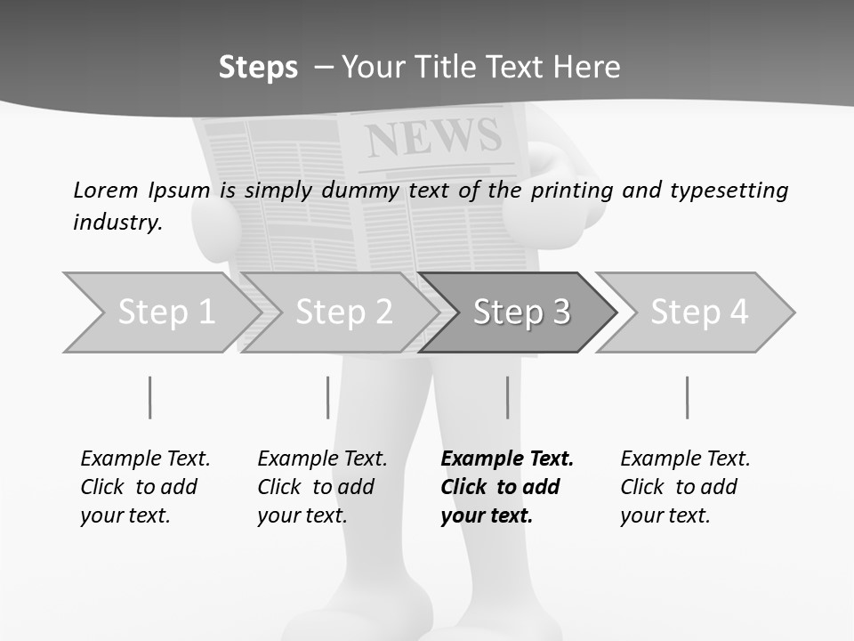 Abstract Human Page PowerPoint Template