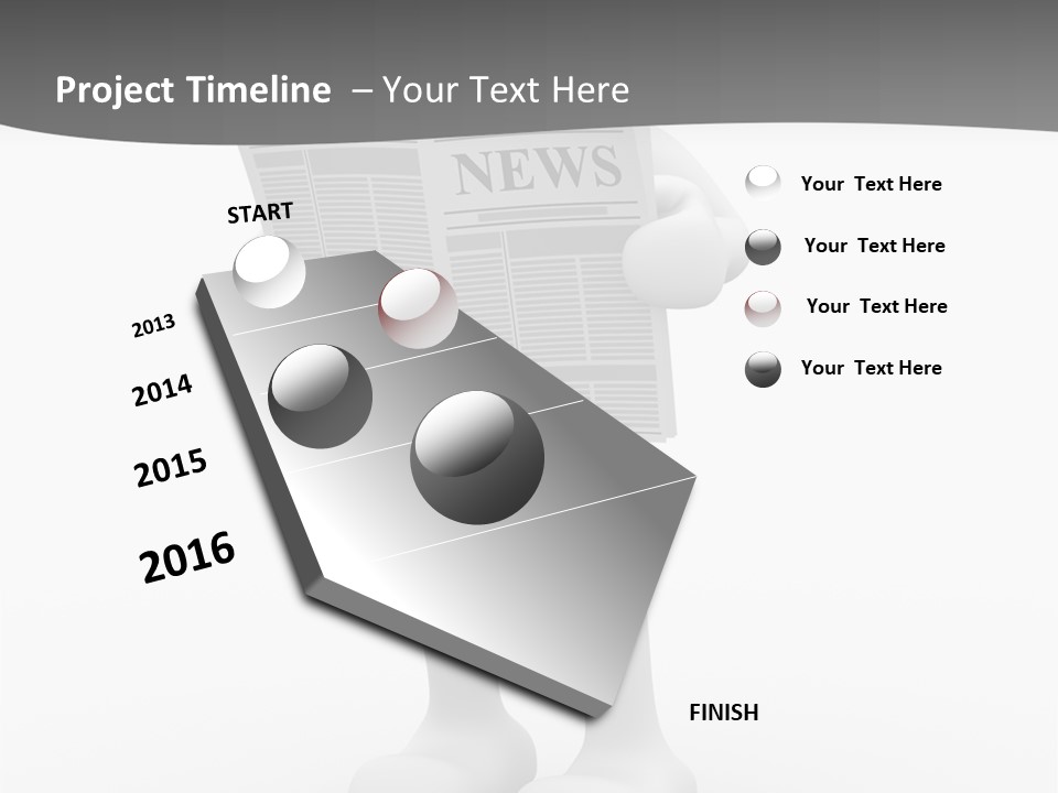 Abstract Human Page PowerPoint Template