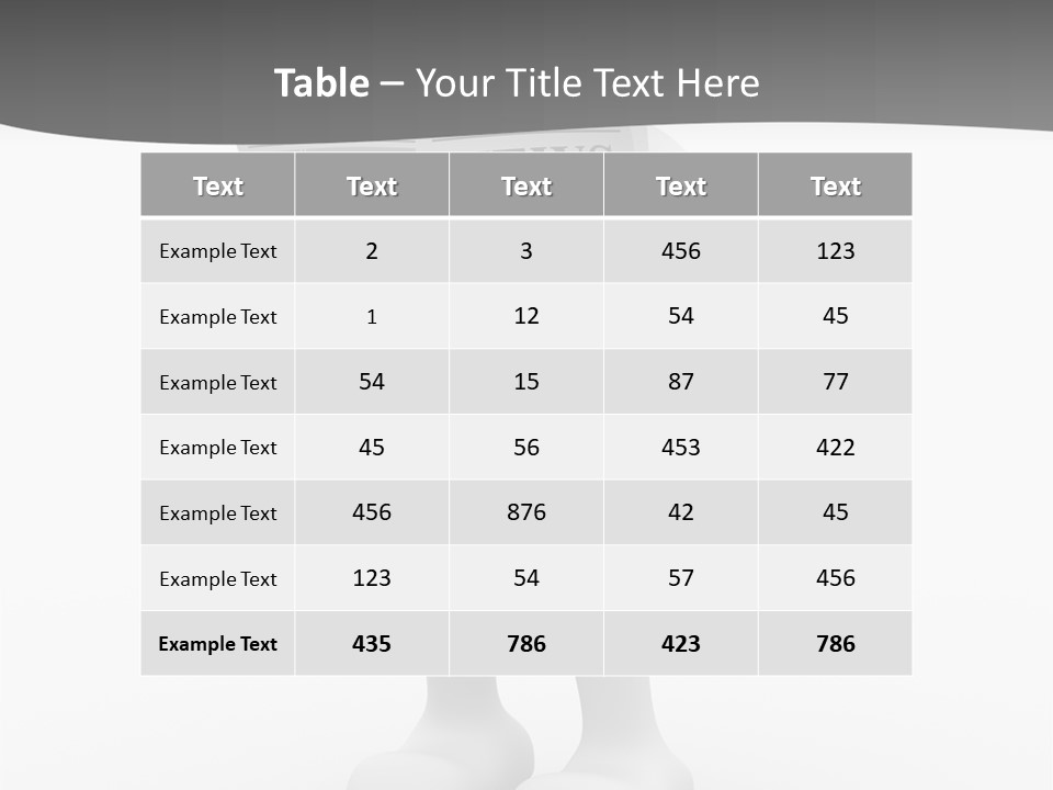 Abstract Human Page PowerPoint Template