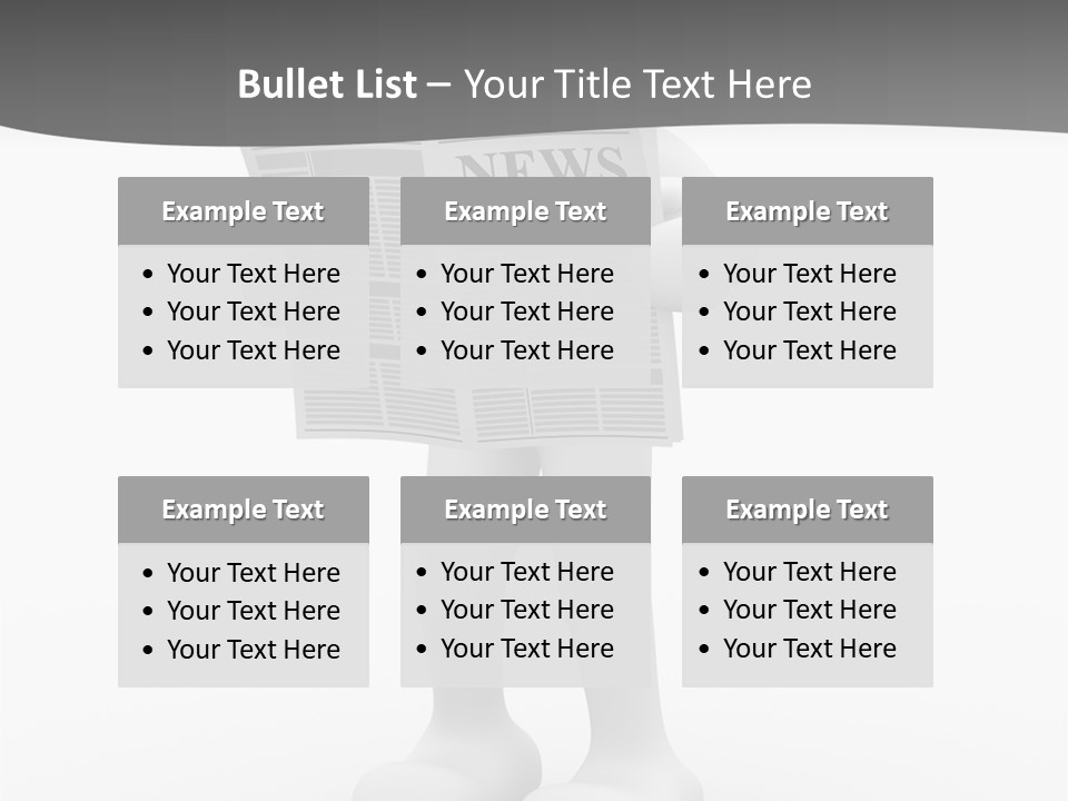 Abstract Human Page PowerPoint Template