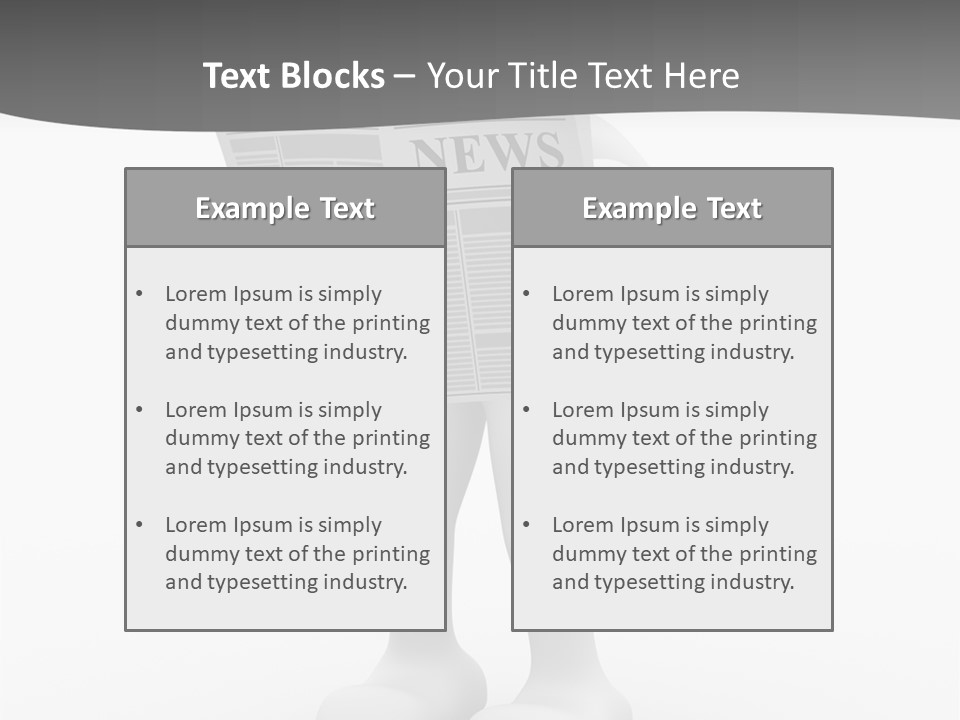 Abstract Human Page PowerPoint Template