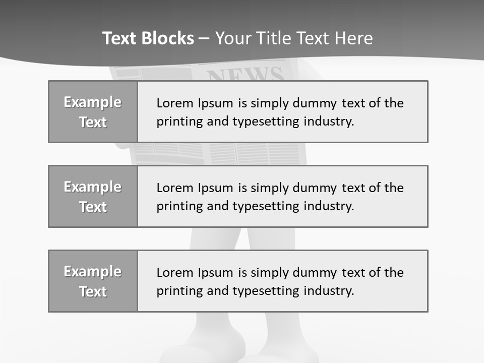 Abstract Human Page PowerPoint Template